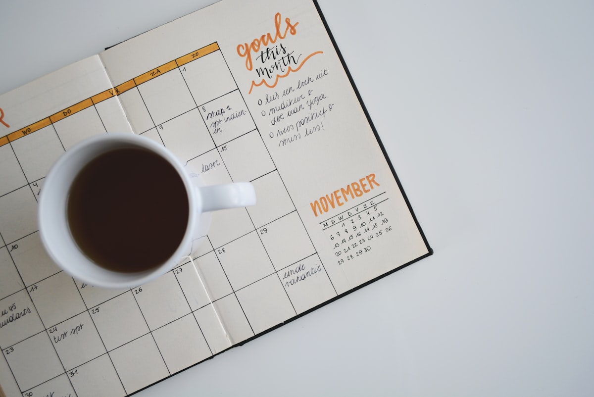 Calendario o lista de publicaciones programadas en SCM